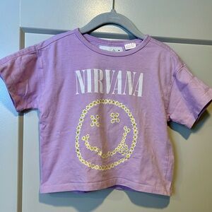 Zara Kids Lilac Nirvana T-Shirt